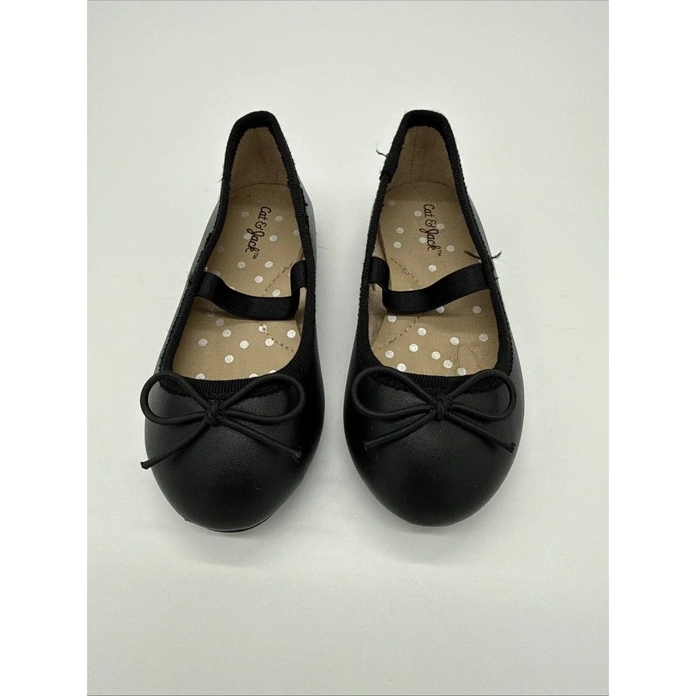 Girls Black Dress Shoes Cat & Jack Size 7